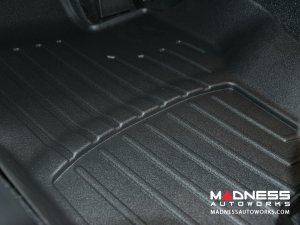 FIAT 124 Floor Liners - All Weather - WeatherTech - Black 